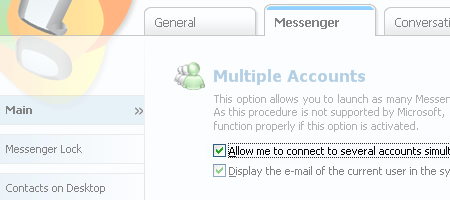 multiple messenger 02 How To Open Multiple Copies of Windows Live Messenger