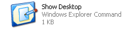 showdesktop How to Restore Show Desktop on Quick Launch Toolbar