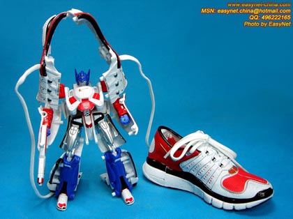 Crossover of Nike Transformers and Reebok Voltron